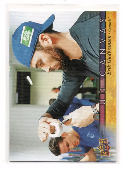 2017-18 Upper Deck Canvas #C198 Erik Gudbranson (10-Q14-CANUCKS)