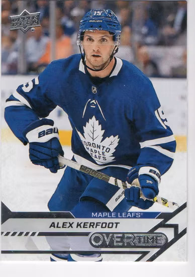 2020-21 Upper Deck Overtime #14 Alex Kerfoot (5-D2-MAPLELEAFS)