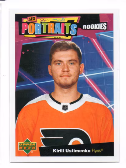 2020-21 Upper Deck UD Portraits #P93 Kirill Ustimenko (10-C1-FLYERS)
