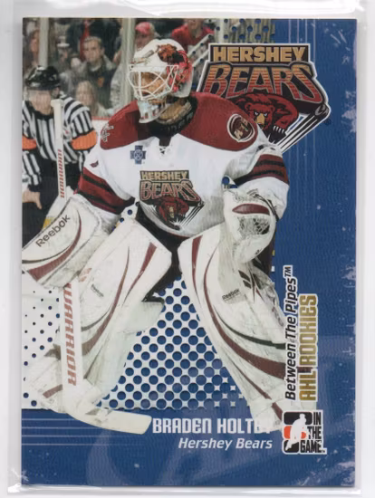 2009-10 Between The Pipes AHL Rookies #AR02 Braden Holtby (50-R2-CAPITALS)