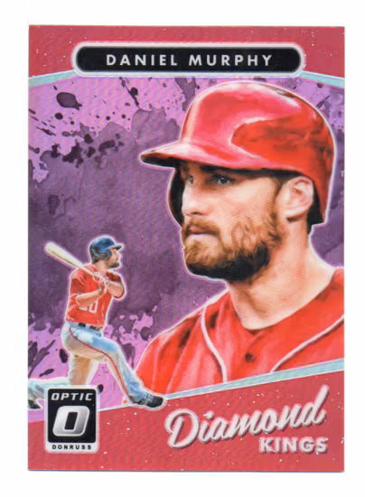 2017 Donruss Optic Pink #30 Daniel Murphy DK (20-P15-MLBNATIONALS)