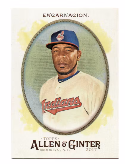 2017 Topps Allen and Ginter Hot Box Foil #36 Edwin Encarnacion (15-R2-MLBINDIANS)