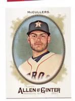 2017 Topps Allen and Ginter Hot Box Foil #345 Lance McCullers (15-P15-MLBASTROS)