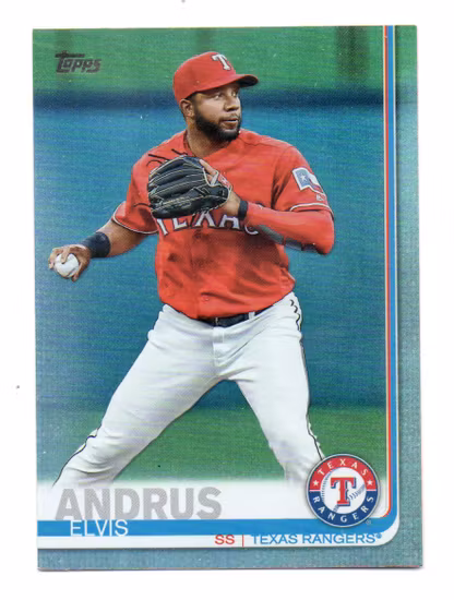 2019 Topps Rainbow Foil #62 Elvis Andrus (10-P15-MLBRANGERS)