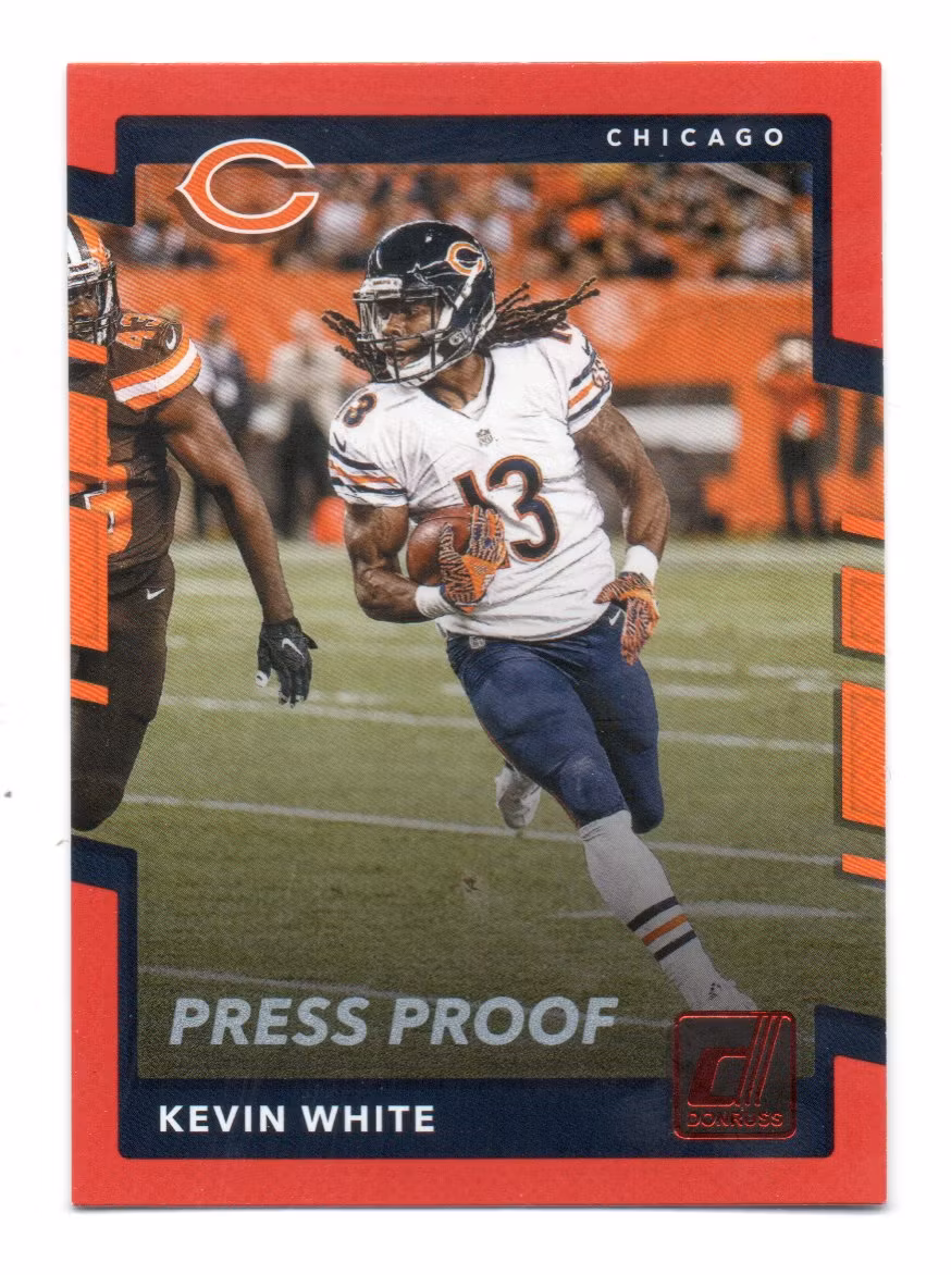 2017 Donruss Press Proofs Red #132 Kevin White (20-R3-NFLBEARS)