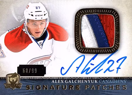 2013-14 The Cup Signature Patches #SPAG Alex Galchenyuk (400-SHOWCASE-CANADIENS)