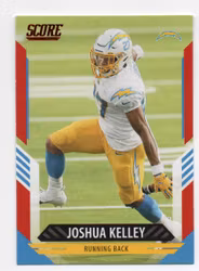 2021 Score Red #234 Joshua Kelley (20-R3-NFLCHARGERS)