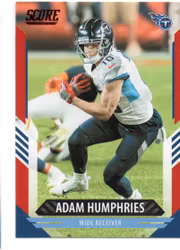 2021 Score Red #291 Adam Humphries (15-R3-NFLTITANS)