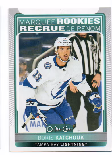 2021-22 O-Pee-Chee #630 Boris Katchouk RC (10-R3-LIGHTNING)