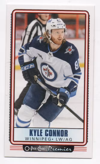 2021-22 O-Pee-Chee OPC Premier Tallboys #P18 Kyle Connor (10-C7-NHLJETS)