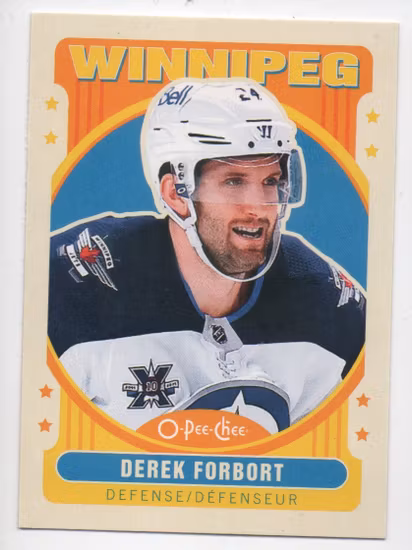 2021-22 O-Pee-Chee Retro #254 Derek Forbort (10-C7-NHLJETS)