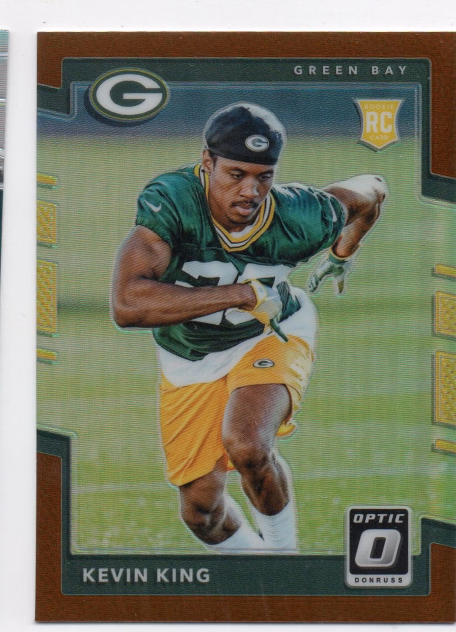 2017 Donruss Optic Bronze #129 Kevin King (15-R12-NFLPACKERS)