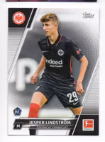 2021-22 Topps Bundesliga #66 Jesper Lindstrom RC (10-Q12-FRANKFURT)