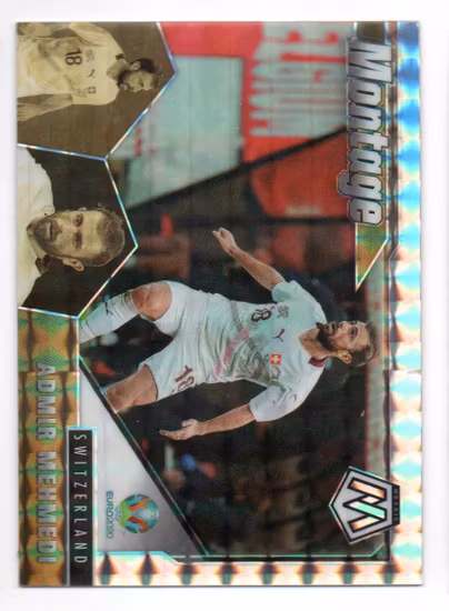 2020-21 Panini Mosaic UEFA Euro Montage Mosaic #21 Admir Mehmedi (15-R13-SWITZERLAND)