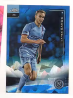 2021 Topps Chrome MLS Sapphire #143 James Sands (12-R13-MLSNEWYORKCITY)