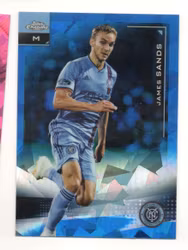 2021 Topps Chrome MLS Sapphire #143 James Sands (12-R13-MLSNEWYORKCITY)