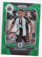 2021-22 Panini Prizm English Premier League Prizms Green Wave #43 Isaac Hayden (20-R13-NEWCASTLE)