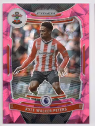 2021-22 Panini Prizm English Premier League Prizms Pink Ice #109 Kyle Walker-Peters (12-R13-SOUTHAMPTON)