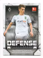 2021-22 Topps Bundesliga Defense Fortresses #DFMG Matthias Ginter (10-B6-BORUSSIAMÖNCHENGLADBACH)