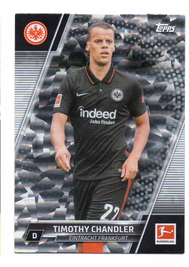 2021-22 Topps Bundesliga Sparkle Foil #67 Timothy Chandler (10-Q11-FRANKFURT)