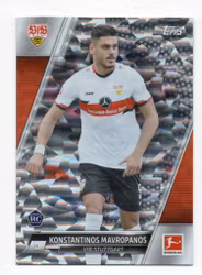 2021-22 Topps Bundesliga Sparkle Foil #167 Konstantinos Mavropanos (15-Q11-STUTTGART)