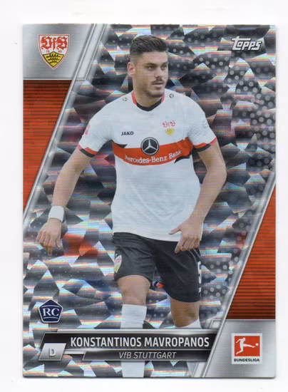 2021-22 Topps Bundesliga Sparkle Foil #167 Konstantinos Mavropanos (15-Q11-STUTTGART)