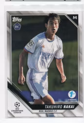 2021-22 Topps UEFA Champions League 1st Edition #64 Takuhiro Nakai (15-Q10-REALMADRID)