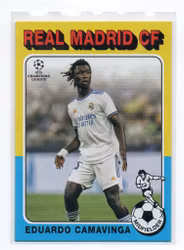 2021-22 Topps UEFA Champions League '75-76 Footballer #7517 Eduardo Camavinga (20-Q11-REALMADRID)