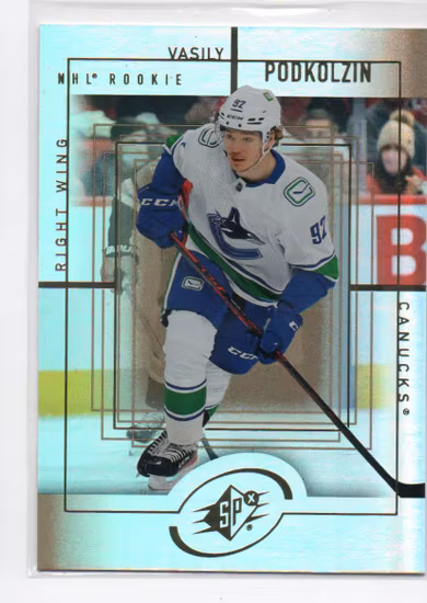 2021-22 Upper Deck '99-00 SPx Retro #SPX26 Vasily Podkolzin (40-Q9-CANUCKS)