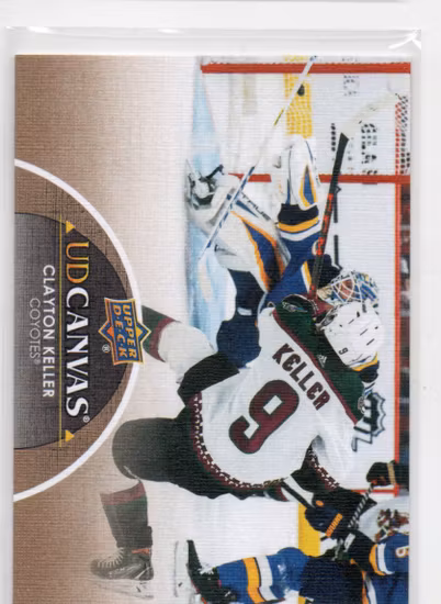 2021-22 Upper Deck Canvas #C124 Clayton Keller (10-D4-COYOTES)