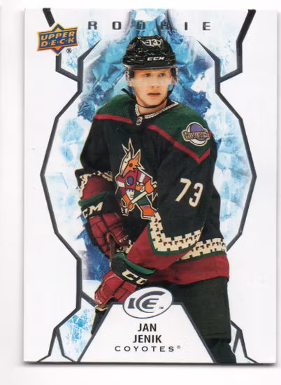 2021-22 Upper Deck Ice #117 Jan Jenik RC (20-Q12-COYOTES)