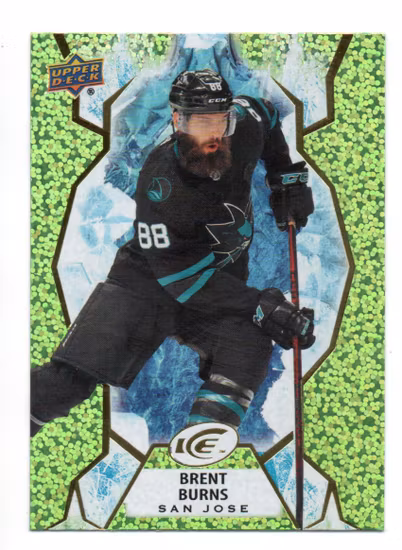 2021-22 Upper Deck Ice Green #45 Brent Burns (12-C15-SHARKS)