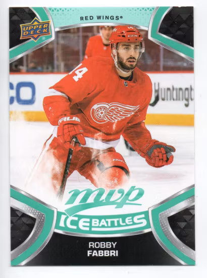 2021-22 Upper Deck MVP Ice Battles #IB151 Robby Fabbri (10-C1-REDWINGS)