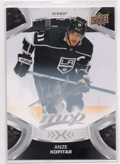 2021-22 Upper Deck MVP Silver Script #11 Anze Kopitar (15-D4-NHLKINGS)