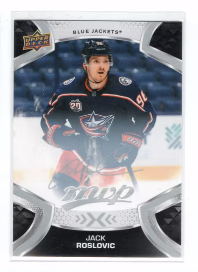2021-22 Upper Deck MVP Silver Script #98 Jack Roslovic (10-D2-BLUEJACKETS)
