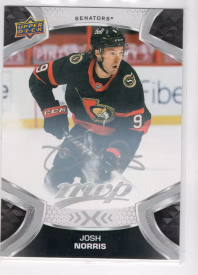 2021-22 Upper Deck MVP Silver Script #180 Josh Norris (12-D2-SEANTORS)