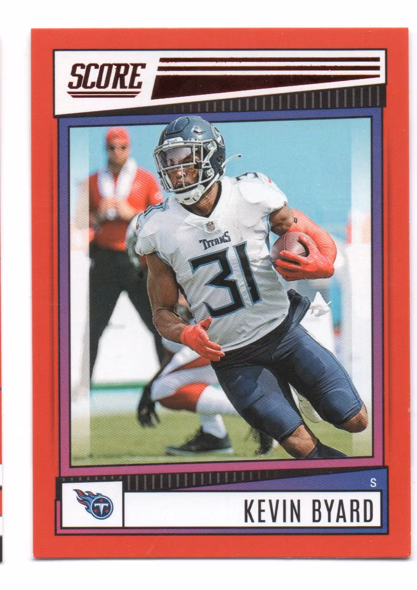2022 Score Red #33 Kevin Byard (20-R12-NFLTITANS)