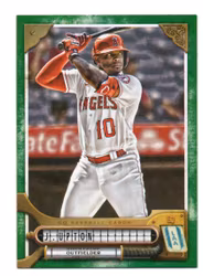 2022 Topps Gypsy Queen Green #77 Justin Upton (15-R2-MLBANGELS)