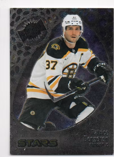 2022-23 Metal Universe #114 Patrice Bergeron (10-C7-BRUINS)