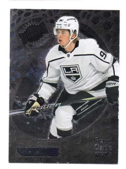 2022-23 Metal Universe #195 Brandt Clarke RC (20-C15-NHLKINGS)