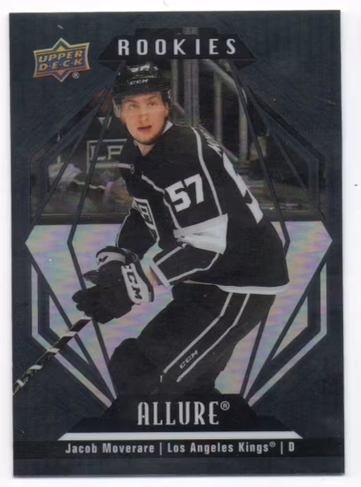 2022-23 Upper Deck Allure Black Rainbow #130 Jacob Moverare (15-C15-NHLKINGS)