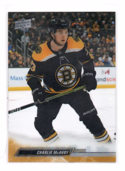 2022-23 Upper Deck Clear Cut Parallel #266 Charlie McAvoy (40-C7-BRUINS)