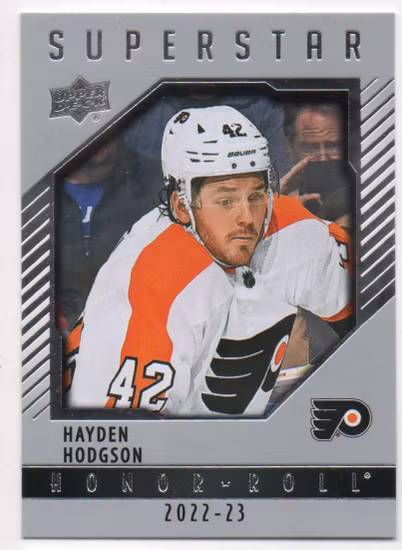 2022-23 Upper Deck Honor Roll #HR97 Hayden Hodgson (10-C11-FLYERS)