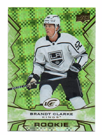 2022-23 Upper Deck Ice Green #133 Brandt Clarke (40-C15-NHLKINGS)
