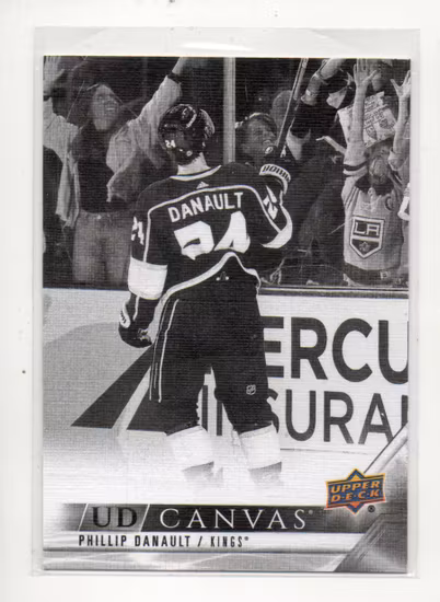 2022-23 Upper Deck UD Canvas Black and White #C38 Phillip Danault (20-C15-NHLKINGS)