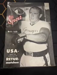 ALL SPORT 1960 NR 6 - INSLAG MED INGEMAR JOHANSSON  BL.A