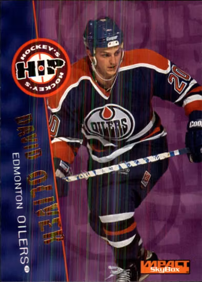1995-96 SkyBox Impact #231 David Oliver HH (5-S3-OILERS)