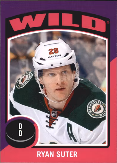 2014-15 O-Pee-Chee Stickers #ST64 Ryan Suter (10-S3-NHLWILD)