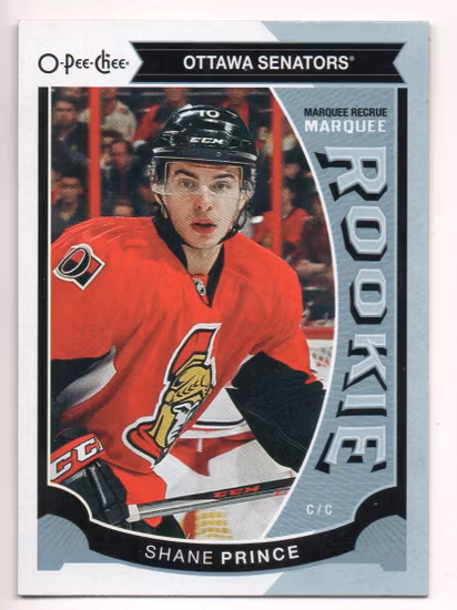 2015-16 O-Pee-Chee #512 Shane Prince RC (10-S9-SENATORS)