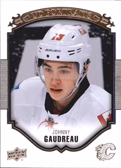 2015-16 Upper Deck UD Portraits #P37 Johnny Gaudreau (10-T4-FLAMES)